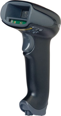 Honeywell Xenon 1900g scanner, front three-quarter view