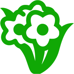 allmark greeting flower icon