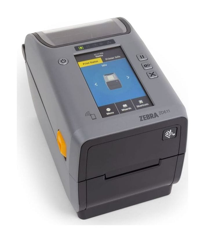 Zebra ZD611 2-inch premium desktop label printer with colour touch display